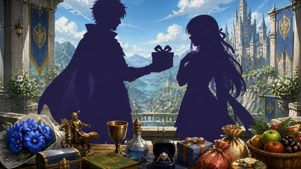 Персонажи тактической ролевой игры Fire Emblem Fortune's Weave в диалоговом окне