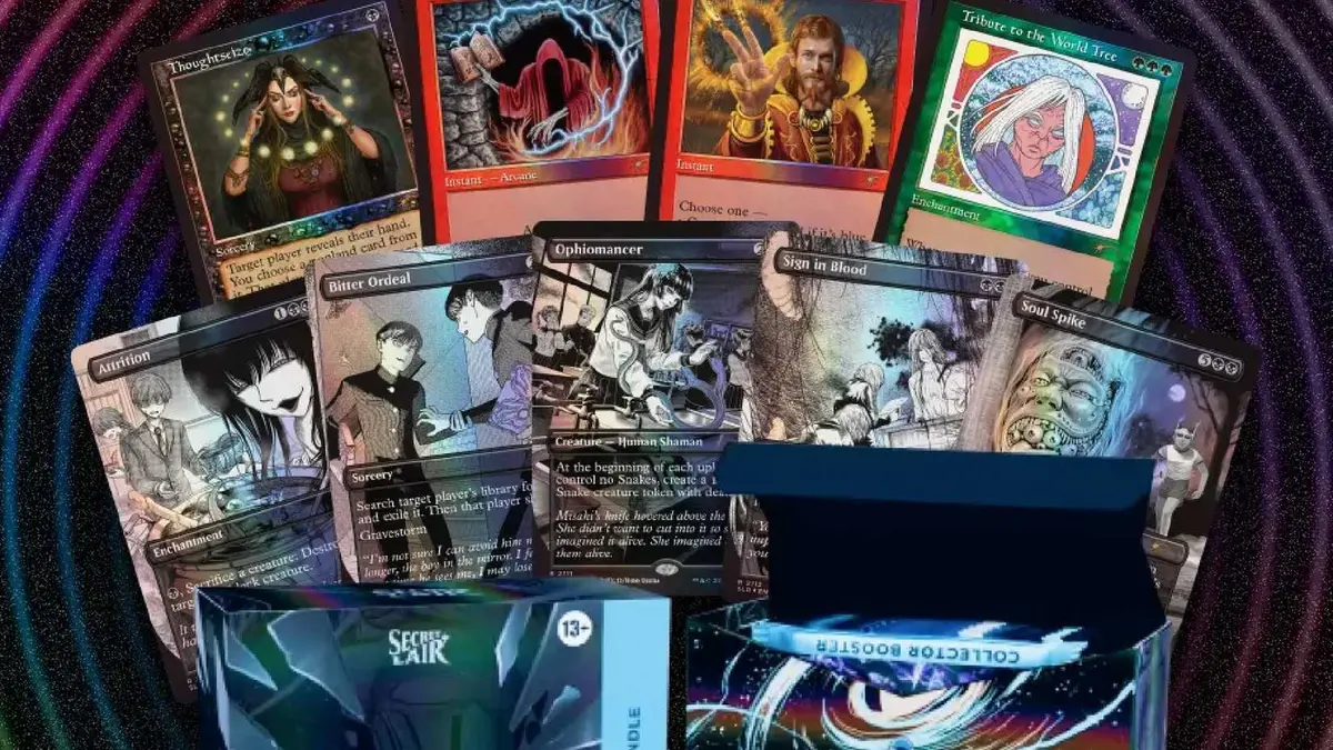 An image of the foil everything everything bundle fro MTG reality fracture chaos vault.