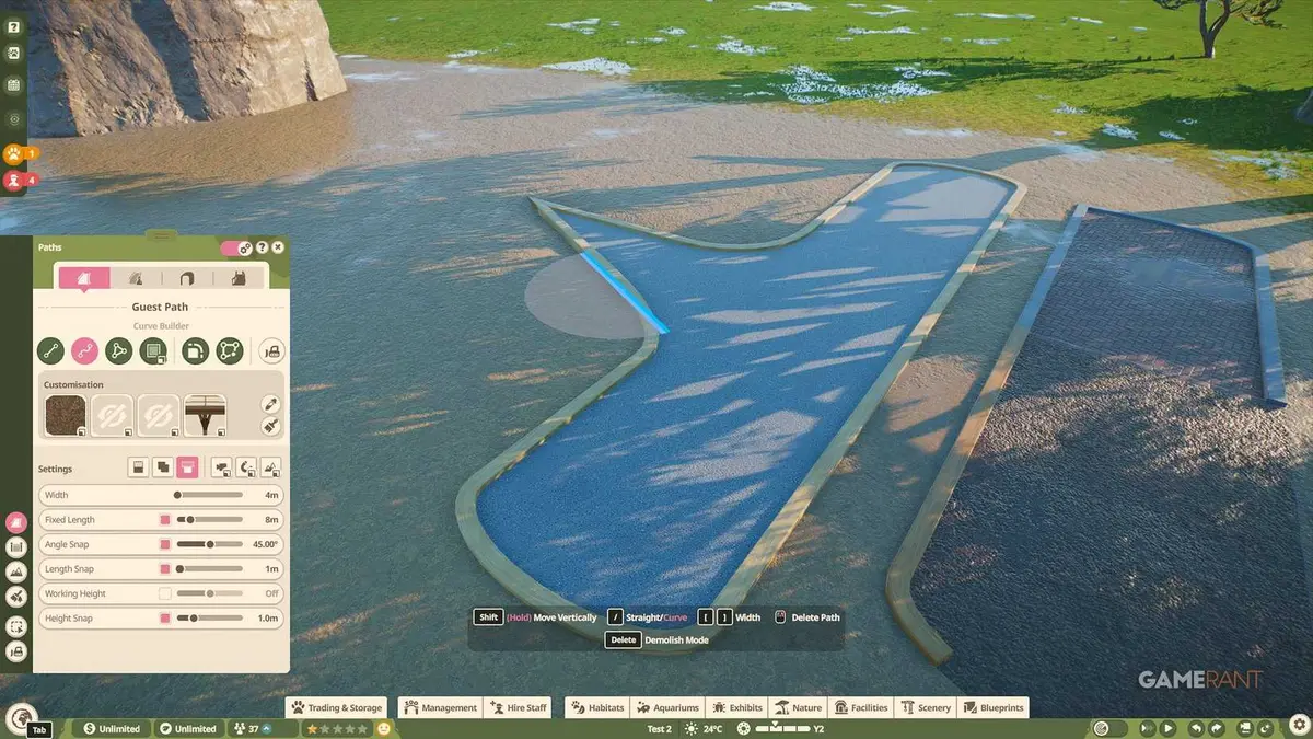Planet Zoo 2 - Advanced Pathing