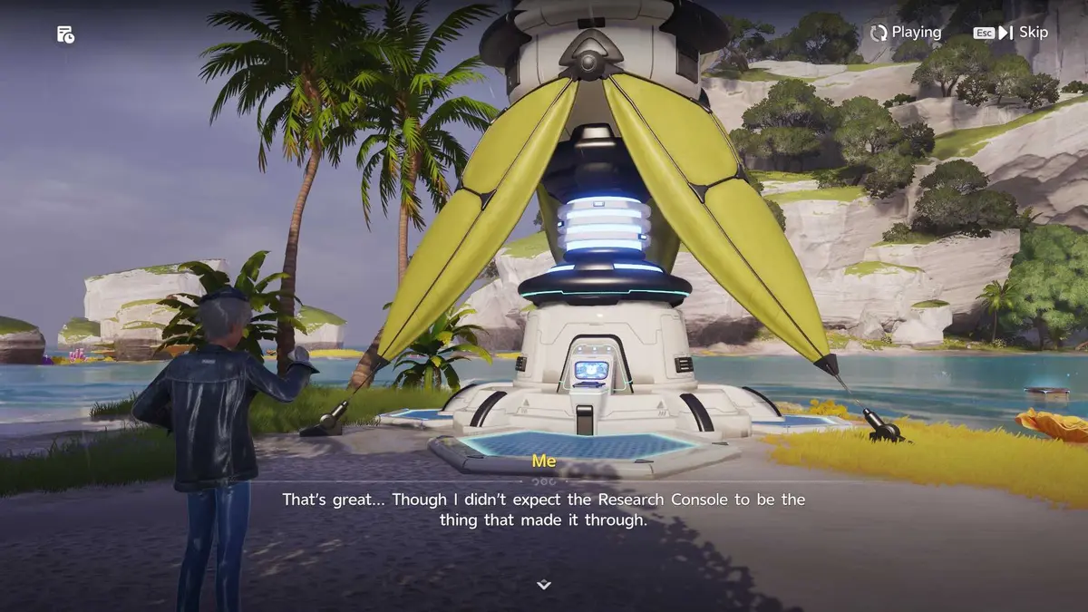 Once you catch up with Lyrelle, you can establish the Outpost in Whisperwake Isles (3)