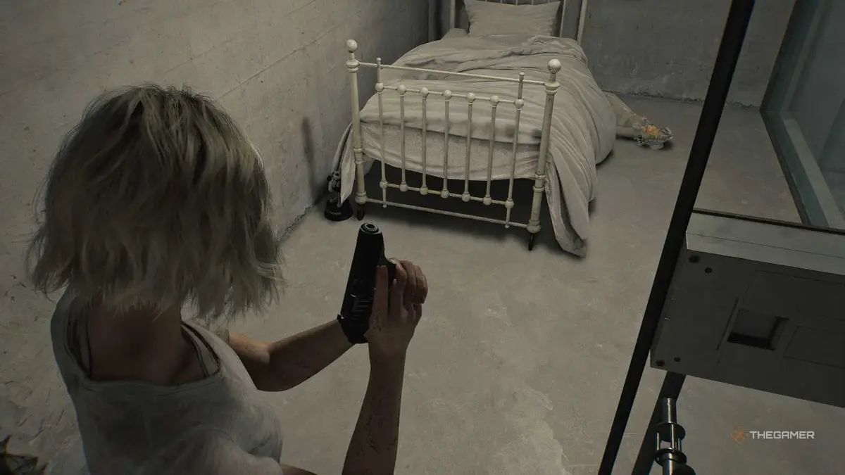 A player finding all Mr Raccoon statues in Resident Evil Requiem.