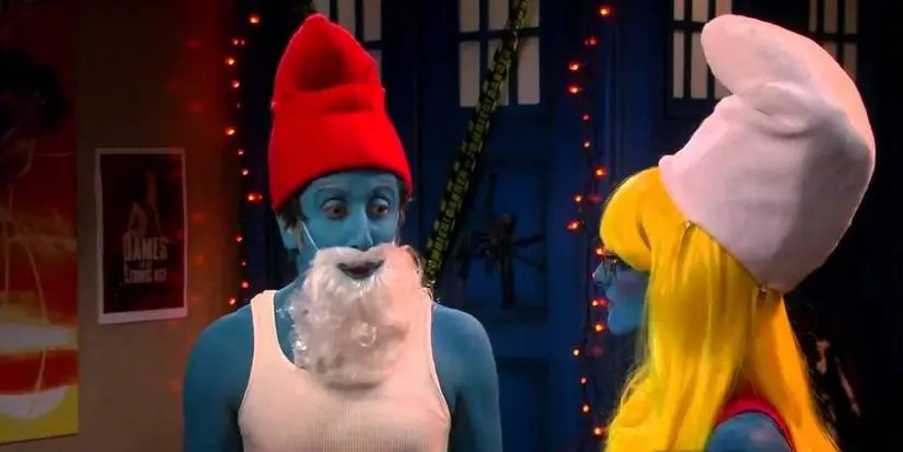 Smurf Costumes In Big Bang Theory