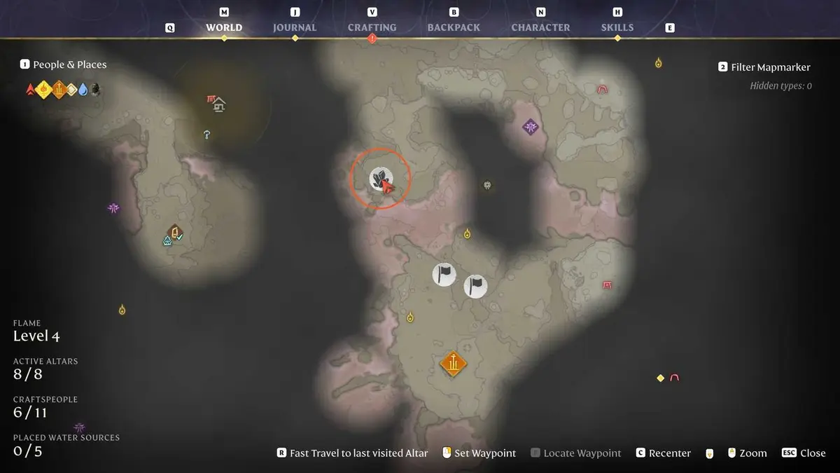 Enshrouded Iron Ore Farming Spot