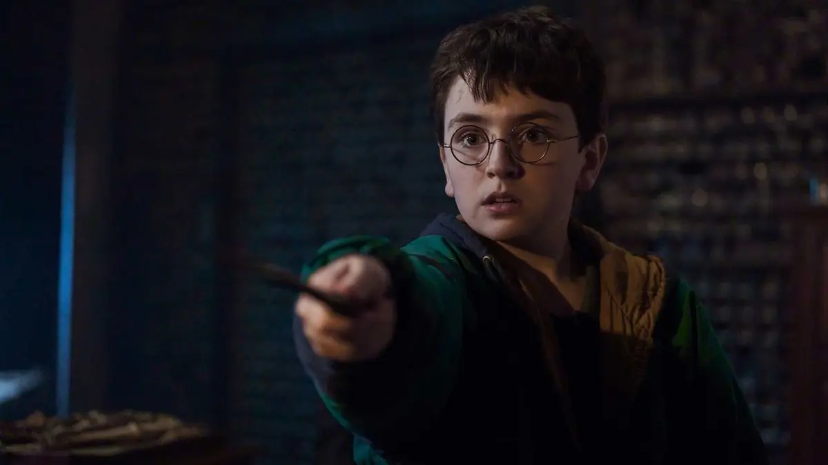 Still of Dominic McLaughlin as Harry Potter in Harry Potter.