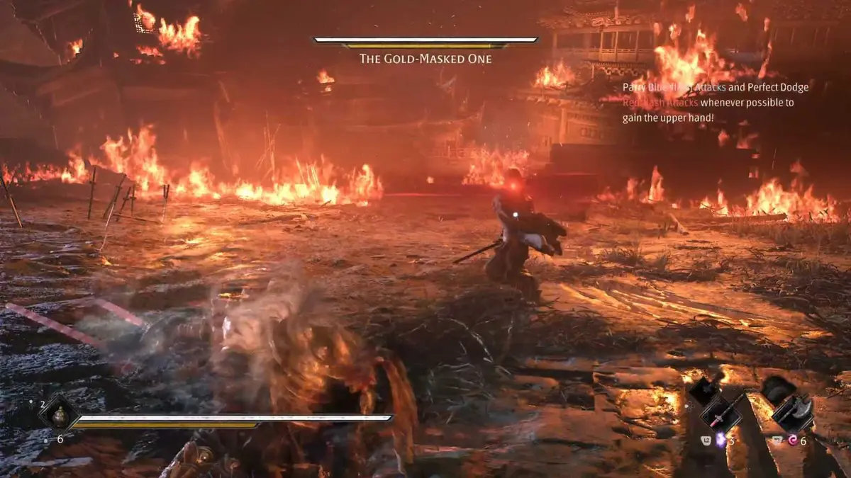 The Gold Mask Boss Attack One Phantom Blade Zero