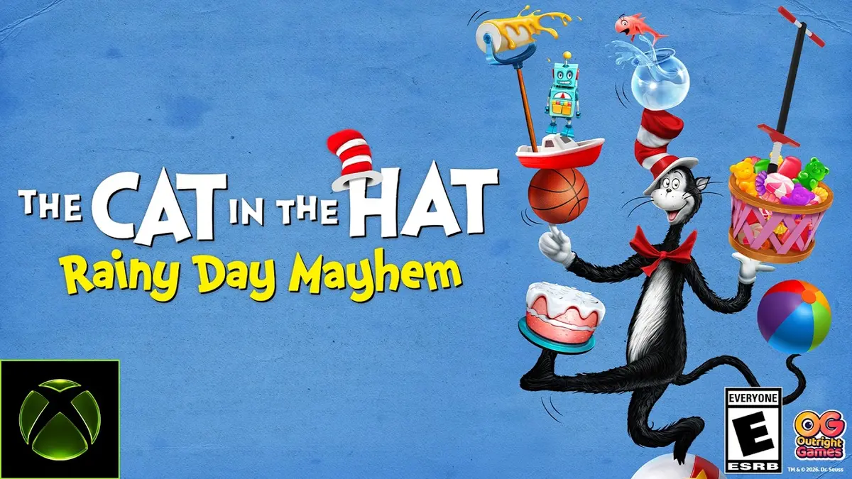Кадр из ролика: The Cat in the Hat: Rainy Day Mayhem Launch Trailer