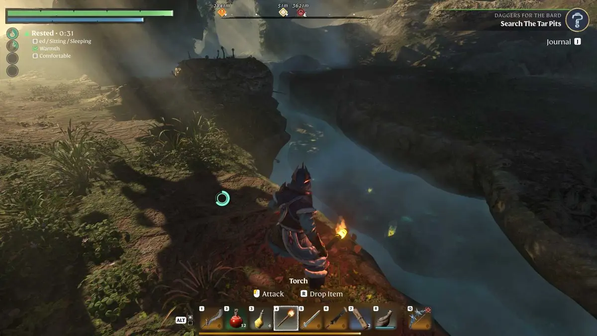 Enshrouded Amber mine near Fawnsong Frontier entrance