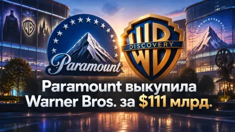Paramount выкупила Warner Bros. за $111 млрд