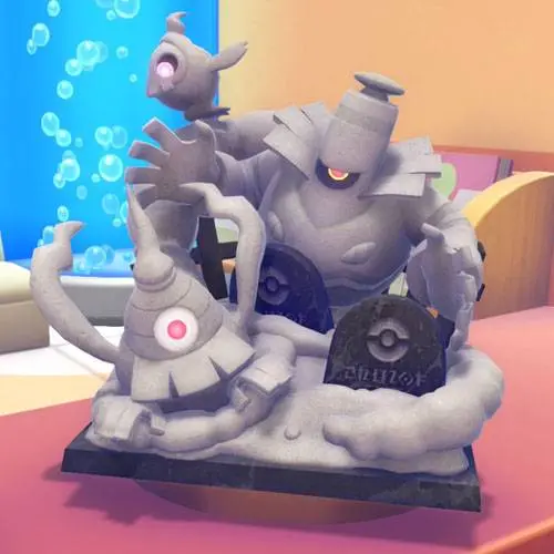 The eerie statue event item from Pokémon Pokopia