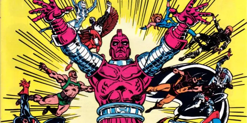 The High Evolutionary defeating the Marvel Universe.