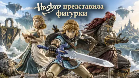Hasbro представила фигурки Линка, Зельды и Ганондорфа