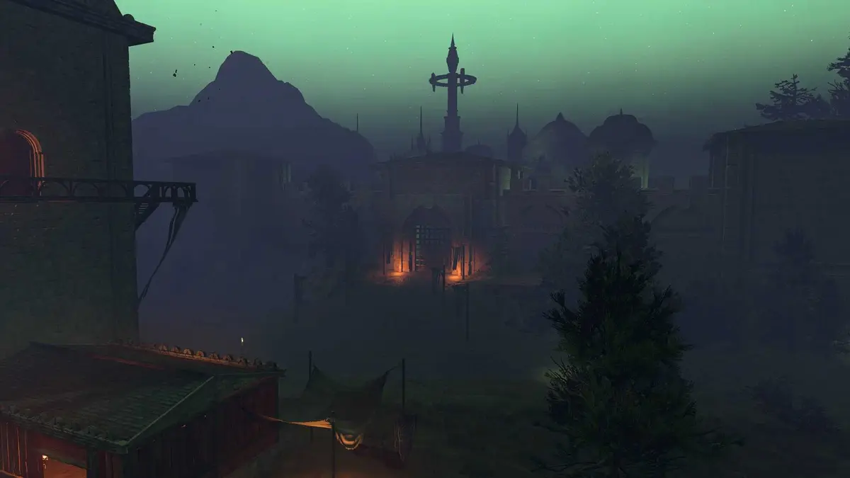Entrance to a fortress in Baldur's Gate 3 custom campaign Forsaken.