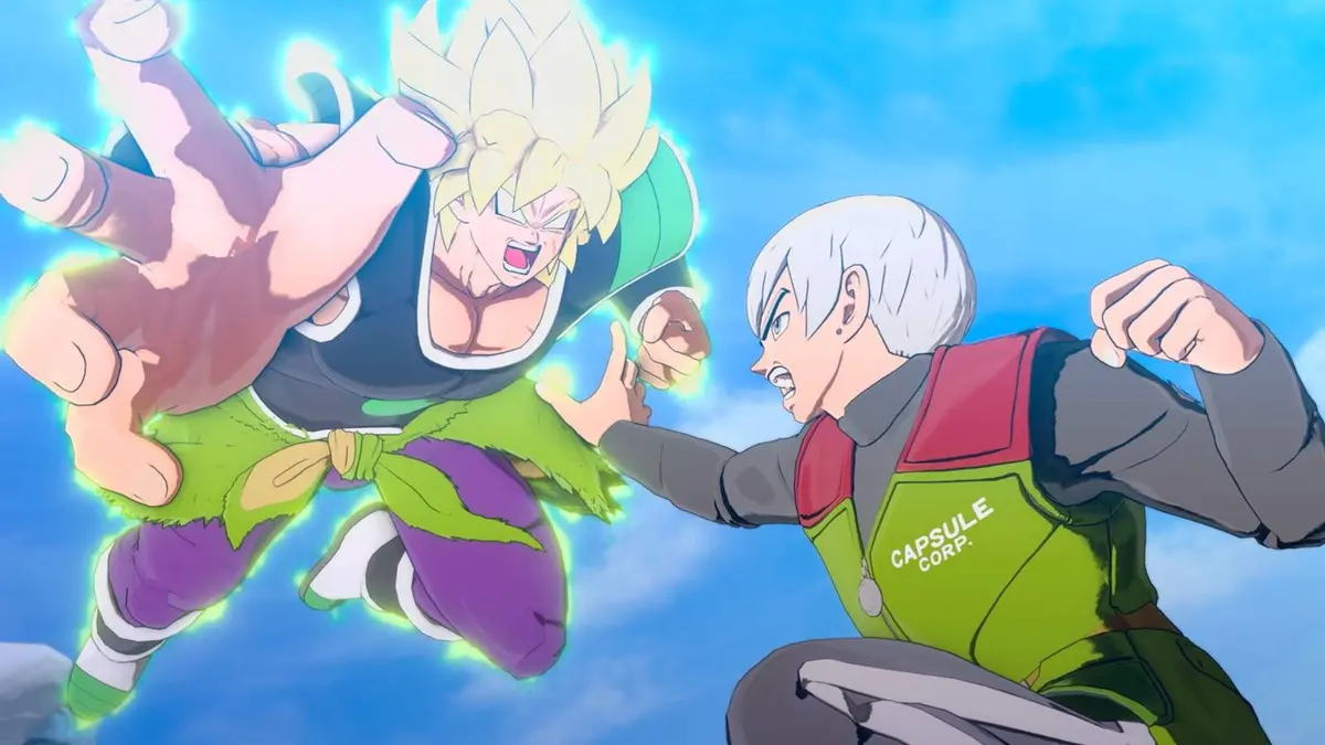 John 1000 fighting Broly in Dragon Ball Xenoverse 3.