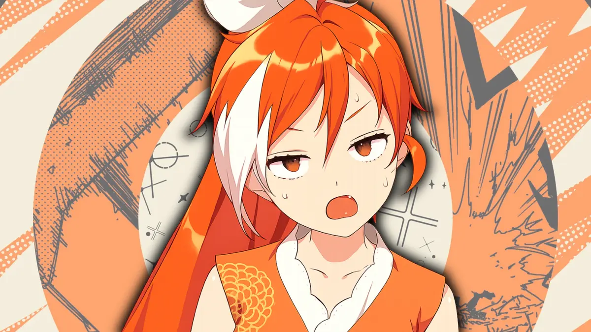 Angry Crunchyroll Hime in front of a Crunchyroll themed background - Anime Featured Image