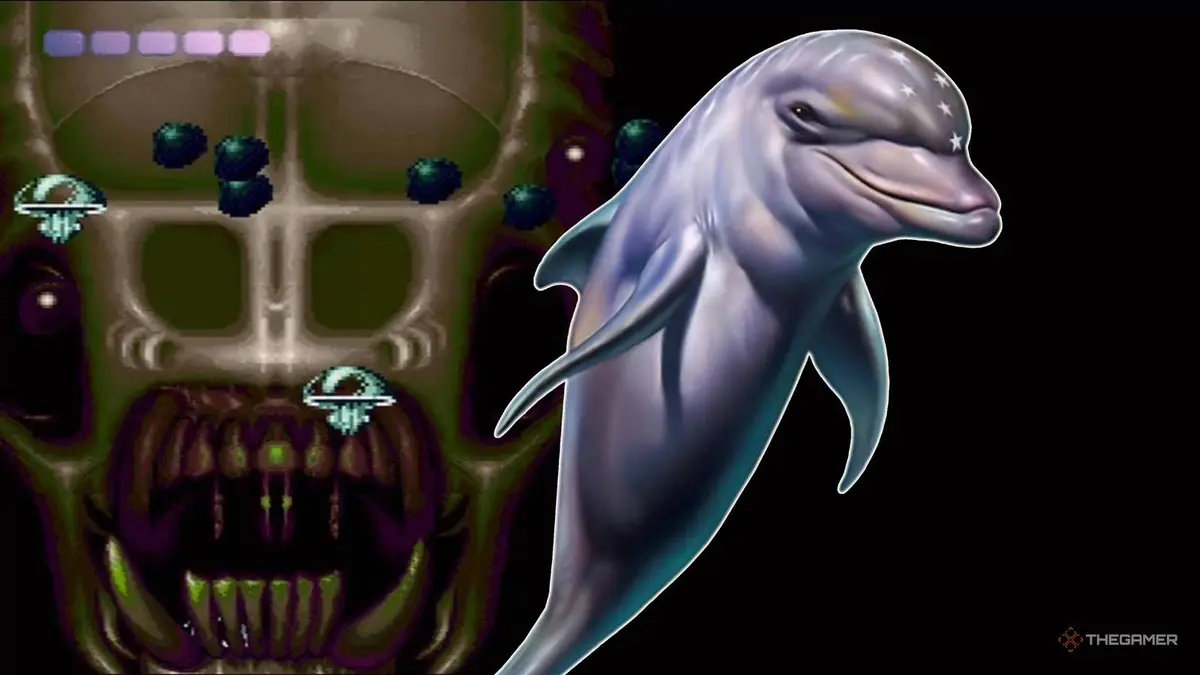 ecco the dolphin next to the vortex queen.