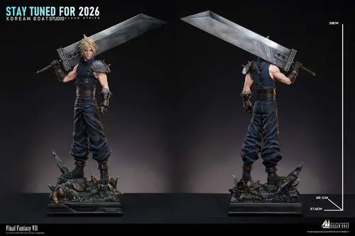 Dream Boat Studio открыла предзаказ на неофициальную статую Клауда Страйфа с мотоциклом из Final Fantasy VII Remake