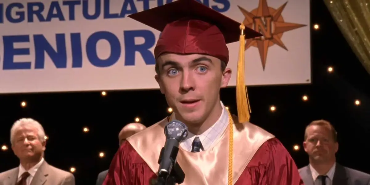 Frankie Muniz graduating in 'Malcolm in the Middle'