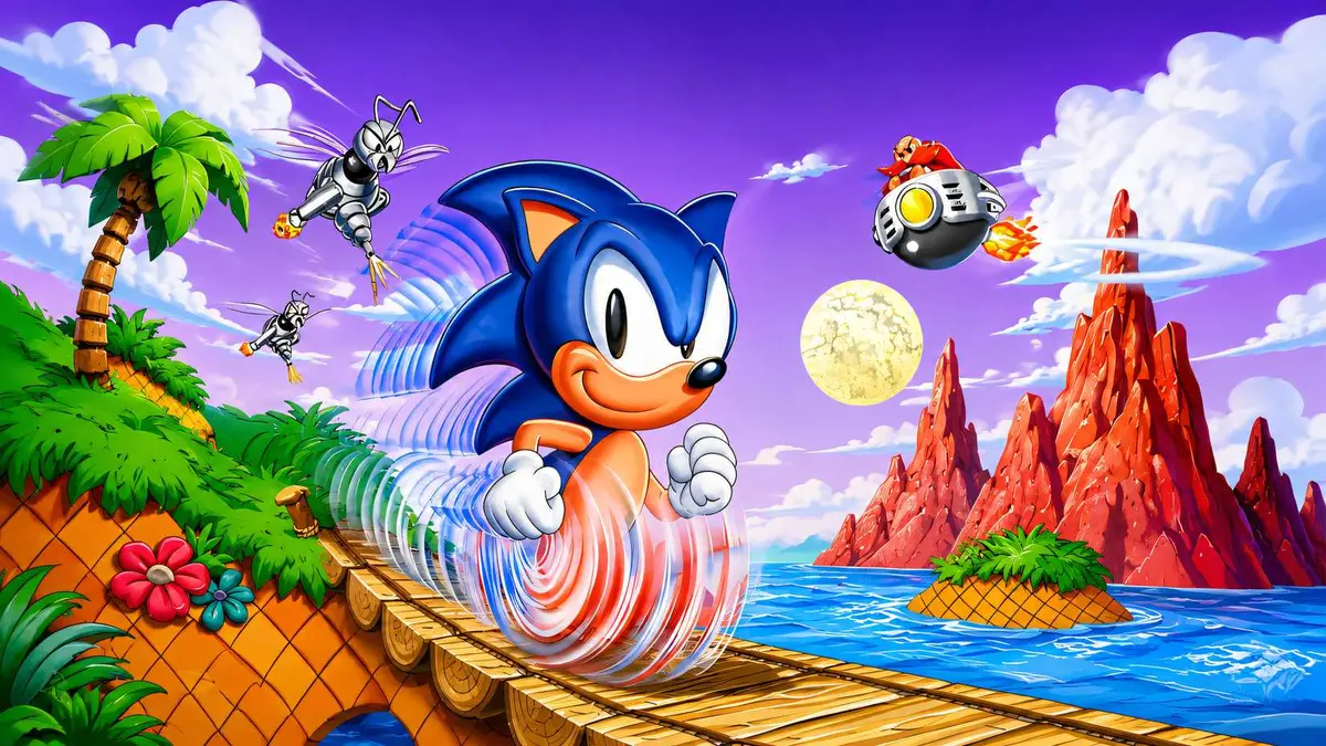 Sonic the Hedgehog Genesis key art