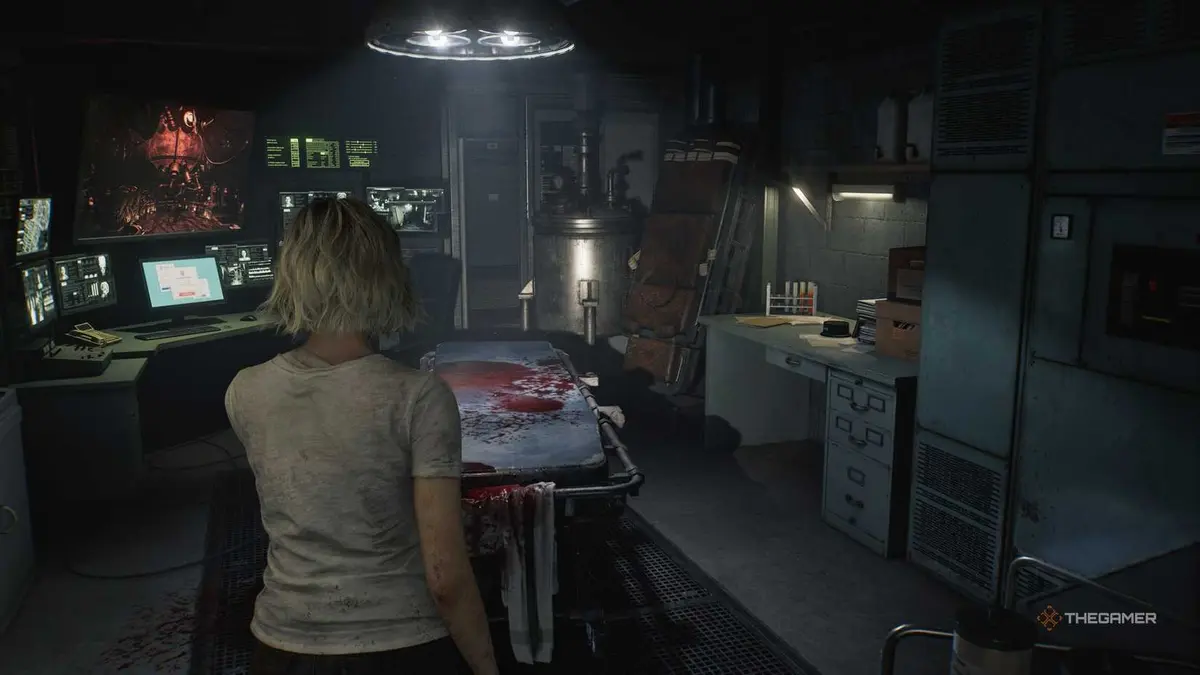 A player finding all Mr Raccoon statues in Resident Evil Requiem.