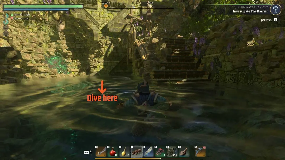 Enshrouded First Drakdal Temple passage