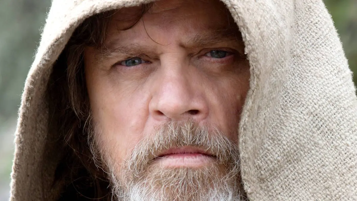 jedi master luke skywalker in star wars movie