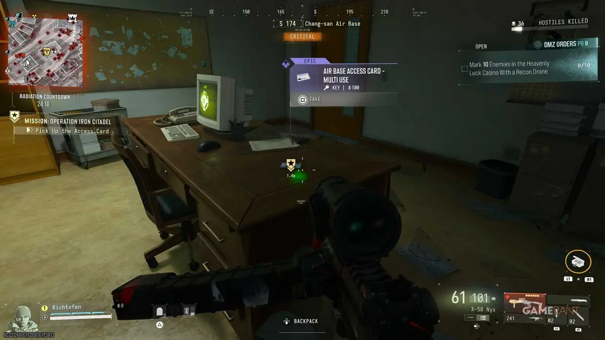 How to Get the Air Base Access Card in DMZ (4)