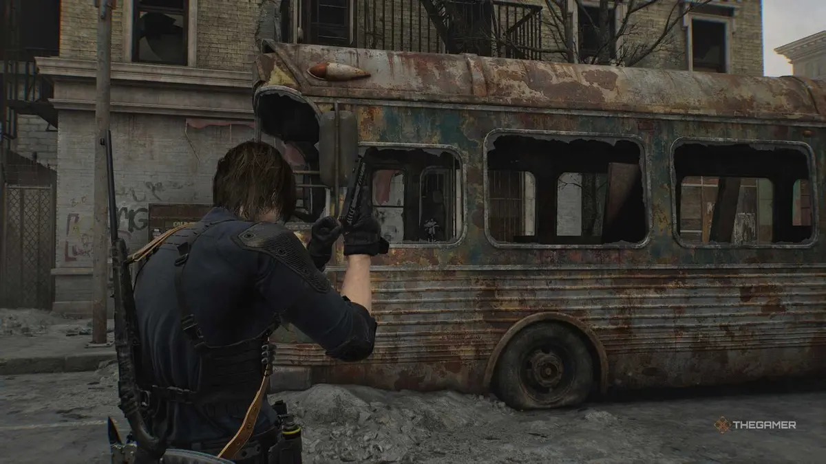A player finding all Mr Raccoon statues in Resident Evil Requiem.