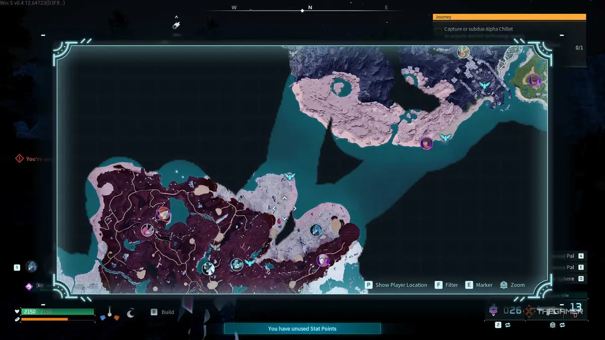 Hexolite Quartz location in Scorched Ashland is shown in Palworld.