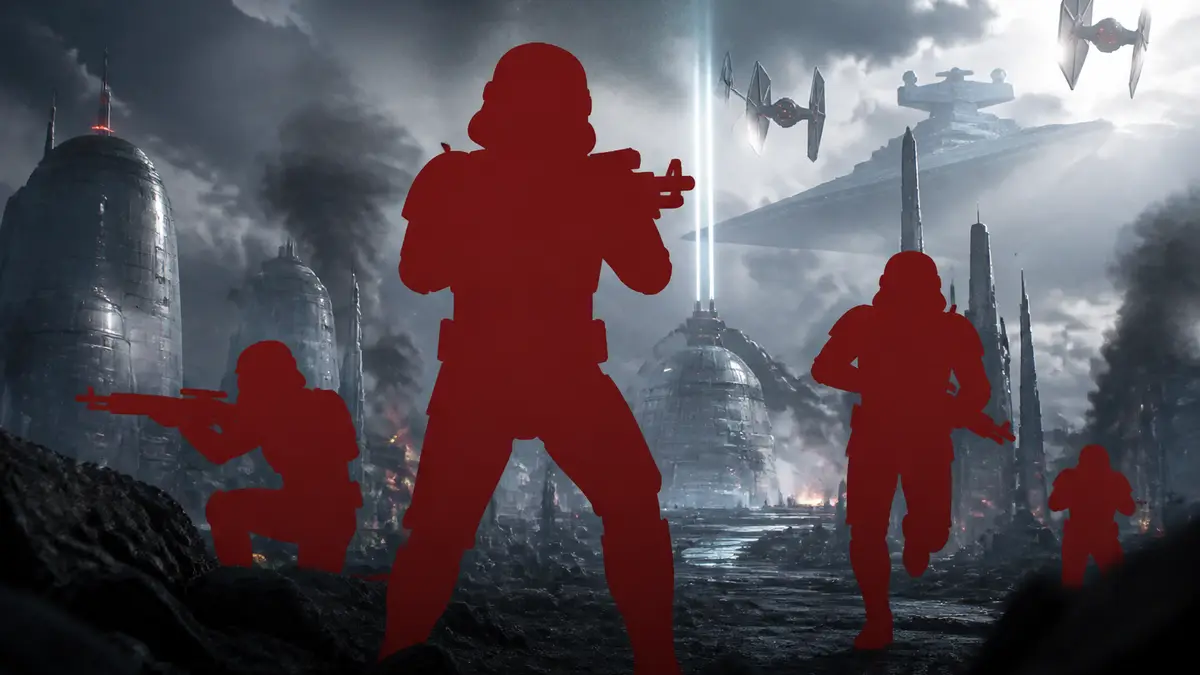 Постер тактической игры Star Wars Zero Company со штурмовиками